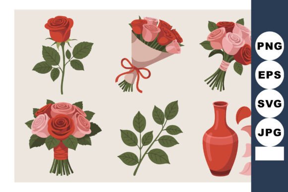 A Review of the Red and Pink Rose Bouquet Vector for Embroidery