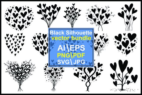 A Versatile Heart-Shaped Wreath Graphic for Editorial Use