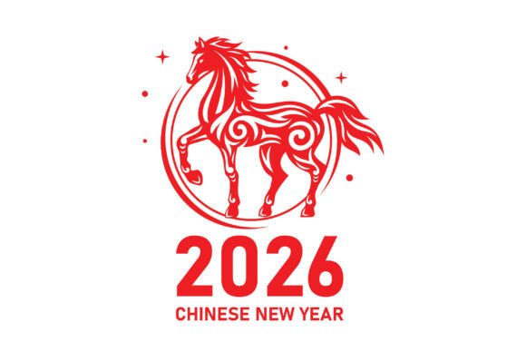 Chinese New Year 2026 Graphics & Illustrations