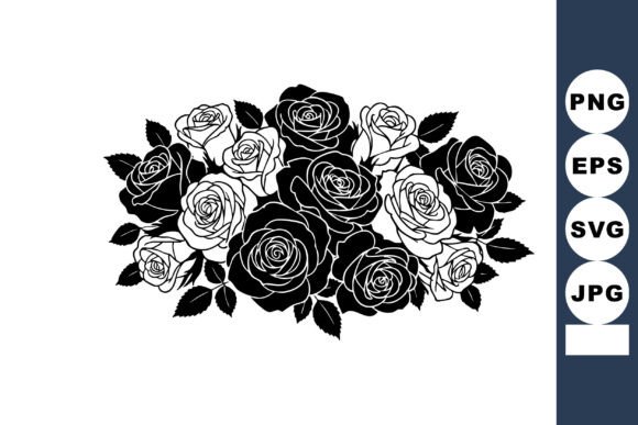 Evaluating a Classic Rose Bouquet Vector for Your Online Shop