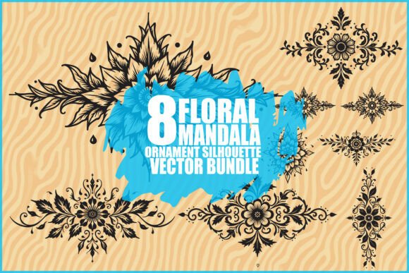 Modern Mandala Line Design for Premium Graphics and Illustrations