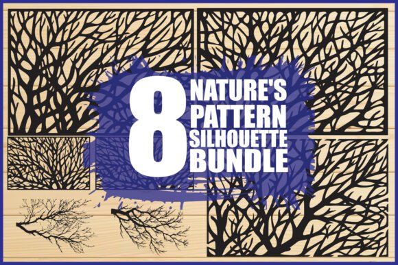 Nature Branch Silhouette Set