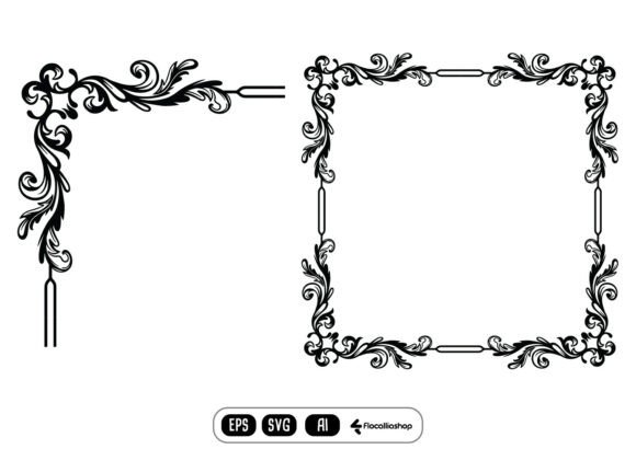 Using Classic Frame Flourish Graphics in Editorial Design