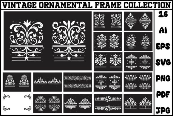 Vintage Ornamental Graphics for Elegant Brand Illustrations